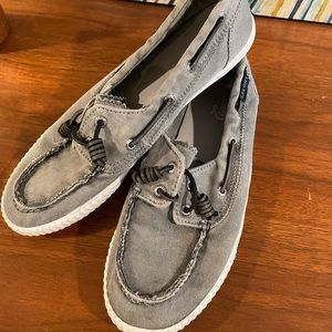 Sperry women’s lounge away washed canvas sneaker